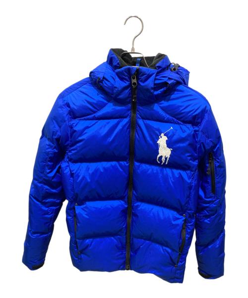 POLO RALPH LAUREN（ポロ・ラルフローレン）POLO RALPH LAUREN (ポロ・ラルフローレン) ビッグポニーダウンジャケット ブルー サイズ:Sの古着・服飾アイテム