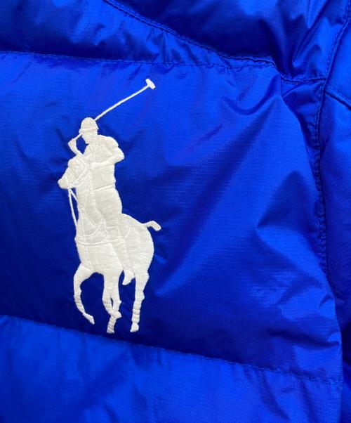 POLO RALPH LAUREN（ポロ・ラルフローレン）POLO RALPH LAUREN (ポロ・ラルフローレン) ビッグポニーダウンジャケット ブルー サイズ:Sの古着・服飾アイテム