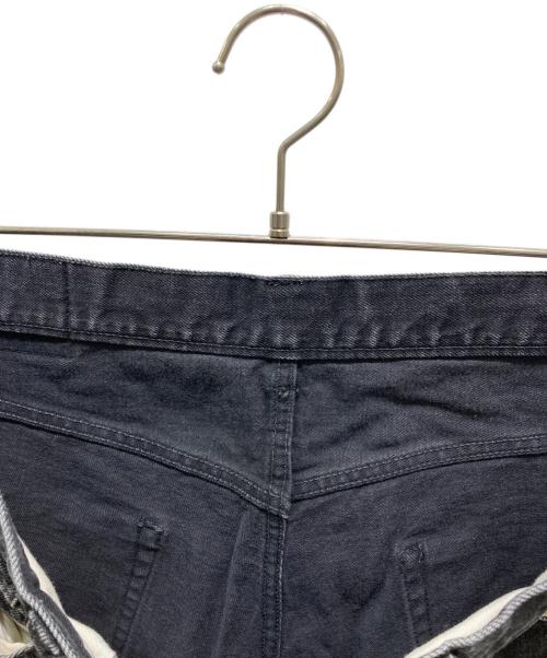 uniform experiment（ユニフォームエクスペリメント）uniform experiment (ユニフォームエクスペリメント) TAPERED ONE WASHED DENIM PANTS ブラック サイズ:2の古着・服飾アイテム