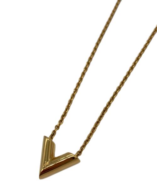 LOUIS VUITTON（ルイ ヴィトン）LOUIS VUITTON (ルイ ヴィトン) ネックレス　エッセンシャルV　 ゴールドの古着・服飾アイテム