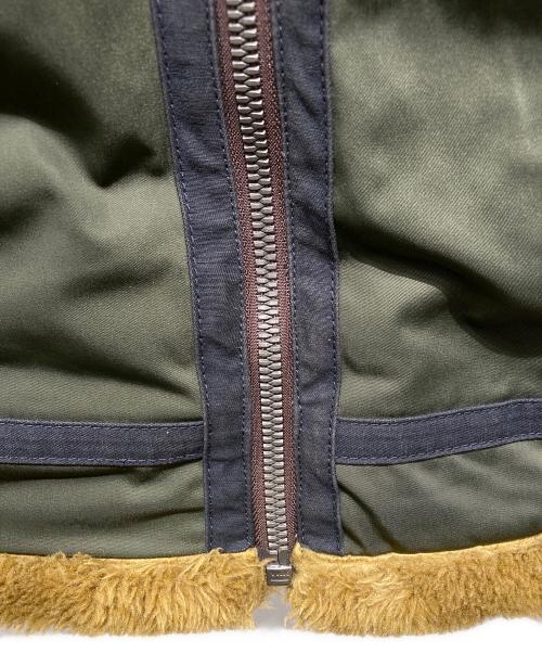 AVIREX（アヴィレックス）AVIREX (アヴィレックス) PADDING B-3 WEST POINT JACKET カーキ サイズ:Lの古着・服飾アイテム