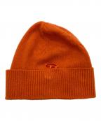 DIESELディーゼル）の古着「K-REVニット帽」｜オレンジ