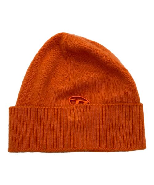 DIESEL（ディーゼル）DIESEL (ディーゼル) K-REVニット帽 オレンジの古着・服飾アイテム