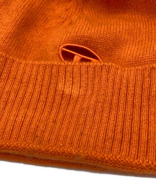 DIESEL（ディーゼル）DIESEL (ディーゼル) K-REVニット帽 オレンジの古着・服飾アイテム