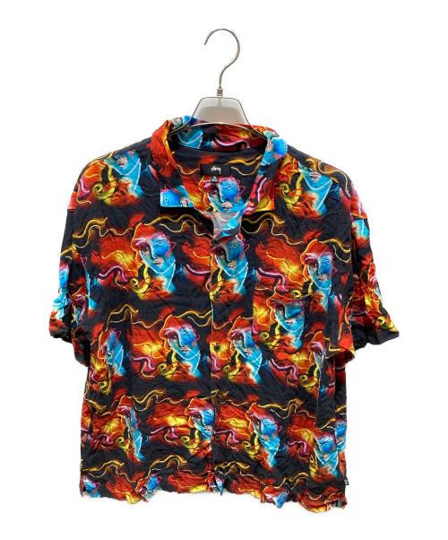 stussy（ステューシー）stussy (ステューシー) NEON VENUS SHIRT レッド サイズ:XLの古着・服飾アイテム
