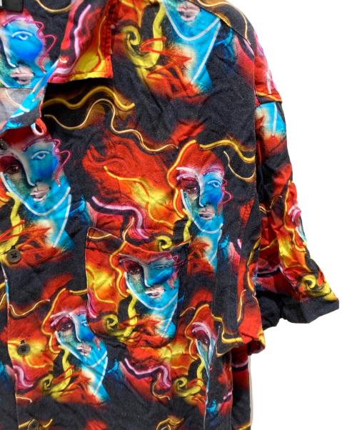 stussy（ステューシー）stussy (ステューシー) NEON VENUS SHIRT レッド サイズ:XLの古着・服飾アイテム