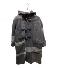Engineered Garments（エンジニアドガーメンツ）の古着「Hv. Weight Big Plaid H.B ダッフルコート」｜グレー
