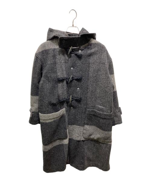 Engineered Garments（エンジニアドガーメンツ）Engineered Garments (エンジニアドガーメンツ) Hv. Weight Big Plaid H.B ダッフルコート グレー サイズ:XSの古着・服飾アイテム