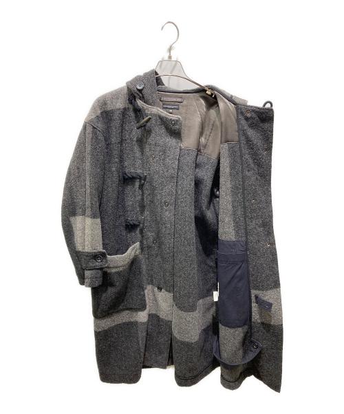 Engineered Garments（エンジニアドガーメンツ）Engineered Garments (エンジニアドガーメンツ) Hv. Weight Big Plaid H.B ダッフルコート グレー サイズ:XSの古着・服飾アイテム