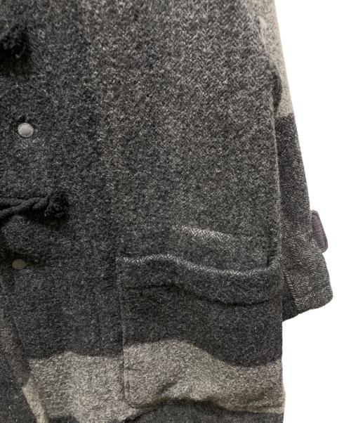 Engineered Garments（エンジニアドガーメンツ）Engineered Garments (エンジニアドガーメンツ) Hv. Weight Big Plaid H.B ダッフルコート グレー サイズ:XSの古着・服飾アイテム
