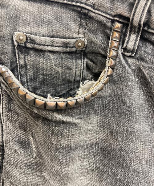 Hysteric Glamour（ヒステリックグラマー）Hysteric Glamour (ヒステリックグラマー) スッタズスキニーデニムパンツ グレー サイズ:30の古着・服飾アイテム