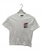 X-LARGEエクストララージ）の古着「LISTEN TO THE RECORD S/S TEE」｜ホワイト