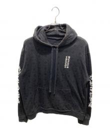 CHROME HEARTS（クロムハーツ）の古着「総柄プリントパーカー」｜ブラック