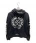 CHROME HEARTS (クロムハーツ) 総柄プリントパーカー ブラック サイズ:M：136000円