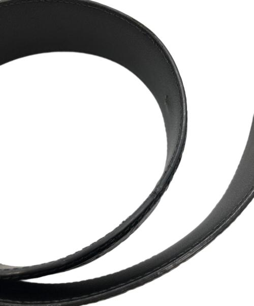 GUCCI（グッチ）GUCCI (グッチ) インターロッキングG バックル付き ベルト　411924 ブラックの古着・服飾アイテム