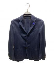 LARDINI（ラルディーニ）の古着「コットン3Bジャケット」｜ネイビー