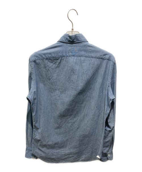 giannetto（ジャンネット）giannetto (ジャンネット) シャンブレーシャツ ブルー サイズ:15 3/4 40の古着・服飾アイテム