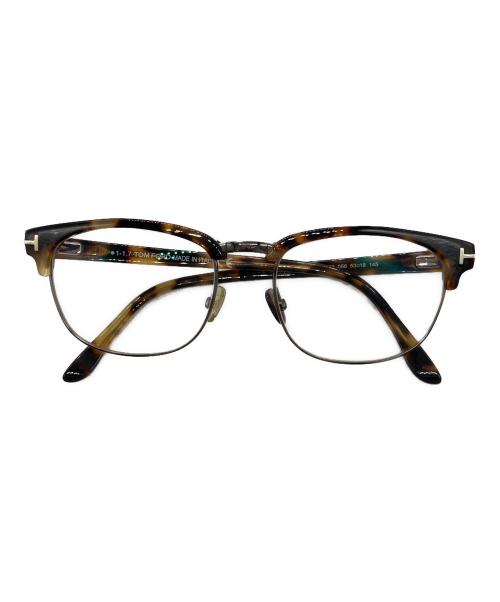 TOM FORD（トムフォード）TOM FORD (トムフォード) 伊達眼鏡 ブラウン サイズ:53□18の古着・服飾アイテム