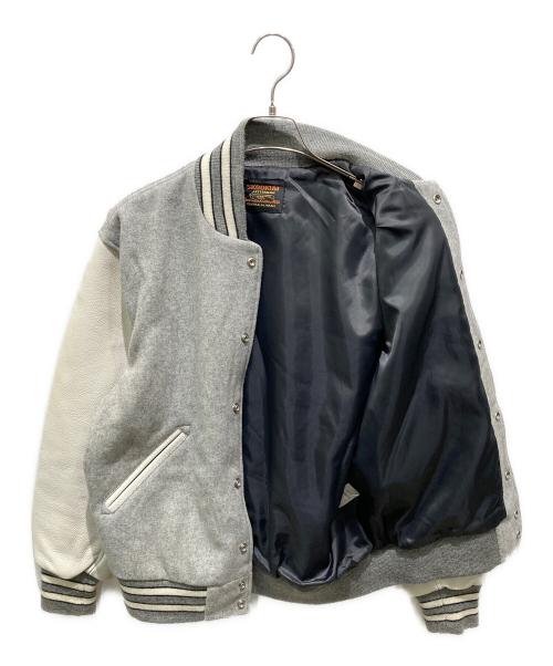skookum（スクーカム）SKOOKUM (スクーカム) AWARD JACKET グレー サイズ:Lの古着・服飾アイテム