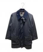 Barbourバブアー）の古着「BORDER WAX JACKET」｜ネイビー