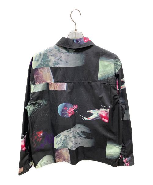 ELEMENT（エレメント）ELEMENT (エレメント) STAR WARS (スターウォーズ) 総柄ジップアップブルゾン ブラック サイズ:Ｌの古着・服飾アイテム