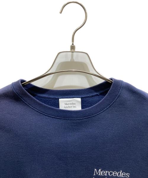 MERCEDES ANCHOR INC（メルセデス アンカー インク）mercedes anchor inc (メルセデス アンカー インク) クルーネックスウェット ネイビー サイズ:Ｌの古着・服飾アイテム