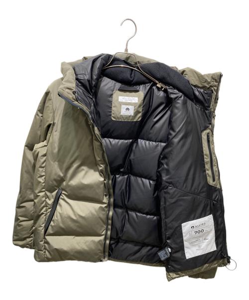 BEAUTY&YOUTH（ビューティーアンドユース）BEAUTY&YOUTH (ビューティーアンドユース) KOMATSU (コマツ) BY “小松マテーレ” ナイロン アライドダウンジャケット グリーン サイズ:XLの古着・服飾アイテム