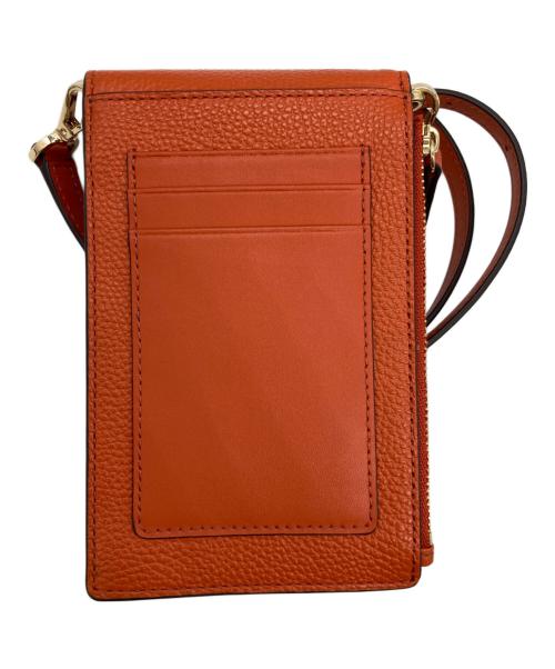 MICHAEL KORS（マイケル・コース）MICHAEL KORS (マイケル・コース) コイン フォーン クロスボディ オレンジの古着・服飾アイテム