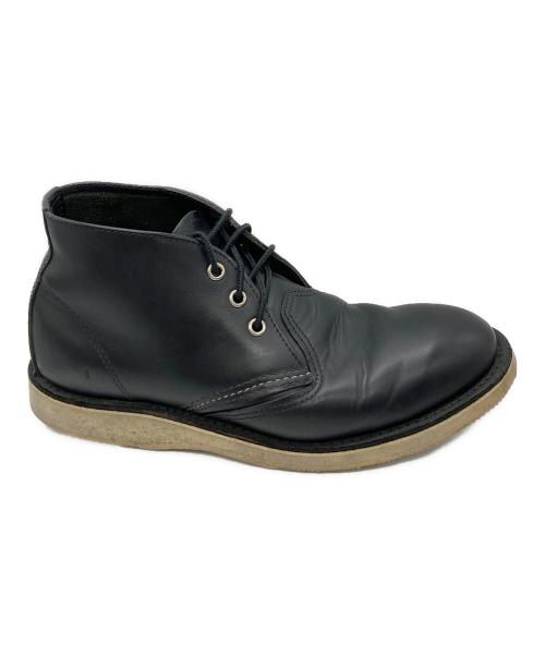 RED WING（レッドウィング）RED WING (レッドウィング) ワークチャッカブーツ ブラック サイズ: 8 1/2の古着・服飾アイテム