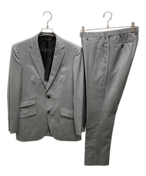 BLACK LABEL CRESTBRIDGE（ブラックレーベル クレストブリッジ）BLACK LABEL CRESTBRIDGE (ブラックレーベル クレストブリッジ) セットアップスーツ グレー サイズ:38の古着・服飾アイテム