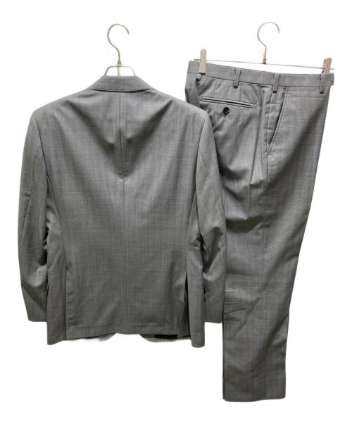 BLACK LABEL CRESTBRIDGE（ブラックレーベル クレストブリッジ）BLACK LABEL CRESTBRIDGE (ブラックレーベル クレストブリッジ) セットアップスーツ グレー サイズ:38の古着・服飾アイテム
