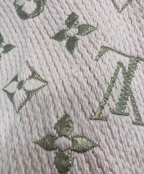 LOUIS VUITTON（ルイ ヴィトン）LOUIS VUITTON (ルイ ヴィトン) エシャルプ ロゴマニア シャイン ピンクの古着・服飾アイテム