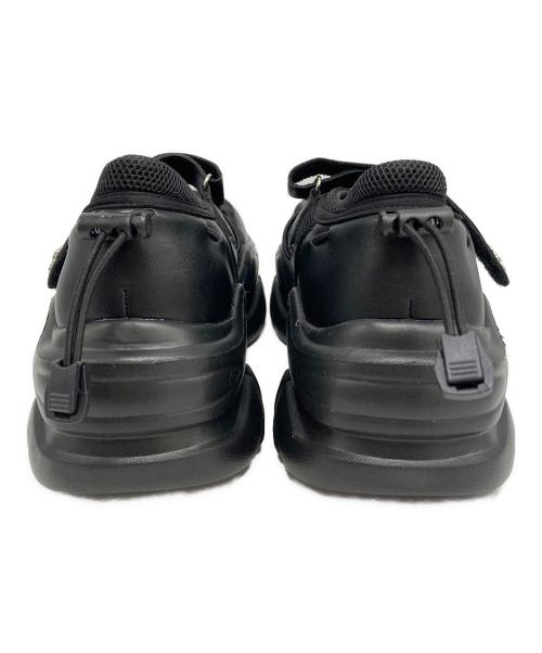 MARY QUANT（マリークヮント）MARY QUANT (マリークヮント) PUBLUX (パブリュクス) クロスコード バレエ スニーカー/メリージェーン スニーカー ブラック サイズ:24の古着・服飾アイテム