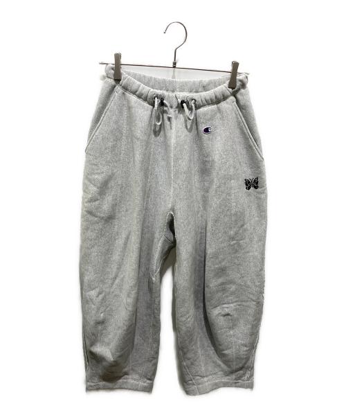 Needles（ニードルズ）Needles (ニードルズ) Champion (チャンピオン) ヒザデルスウェットパンツ グレー サイズ:Sの古着・服飾アイテム