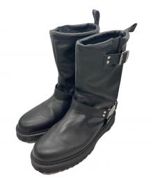 Dr.Martens（ドクターマーチン）の古着「anistone hi エンジニアブーツ」｜ブラック