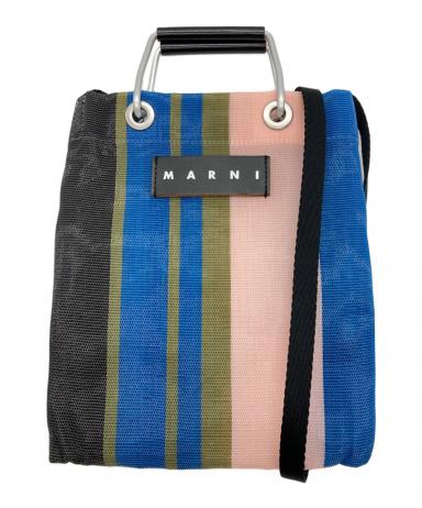 中古・古着通販】MARNI (マルニ) ストライプミニショルダーバッグ