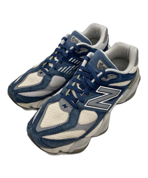 NEW BALANCE（ニューバランス）NEW BALANCE (ニューバランス) ローカットスニーカー アイボリー×ネイビー サイズ:27の古着・服飾アイテム