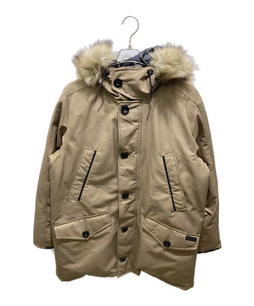 POLO RALPH LAUREN（ポロ・ラルフローレン）POLO RALPH LAUREN (ポロ・ラルフローレン) ダウンモッズコート ブラウン サイズ:Lの古着・服飾アイテム