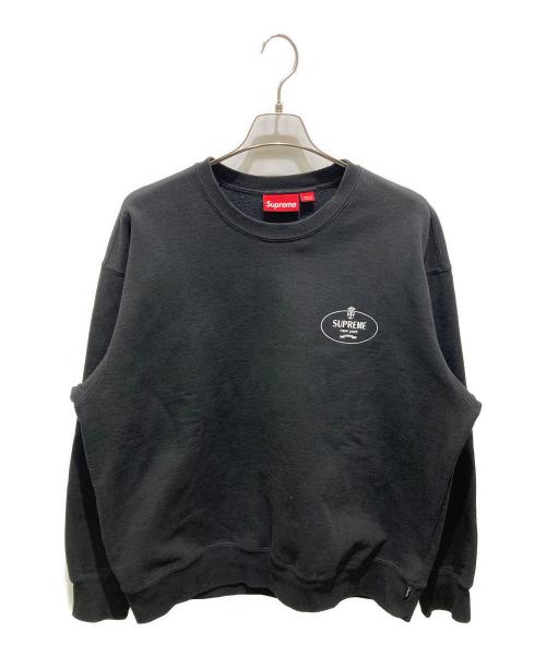 SUPREME（シュプリーム）SUPREME (シュプリーム) CREST CREWNECK ブラック サイズ:Lの古着・服飾アイテム
