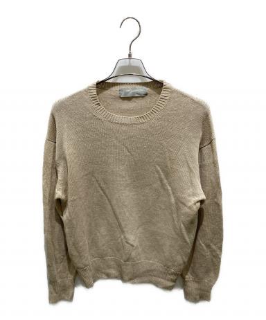 コムデギャルソン オム 田中オム リネン100% ニットポロシャツ ベージュ 中古・古着通販】COMME des GARCONS HOMME (コムデギャルソン オム
