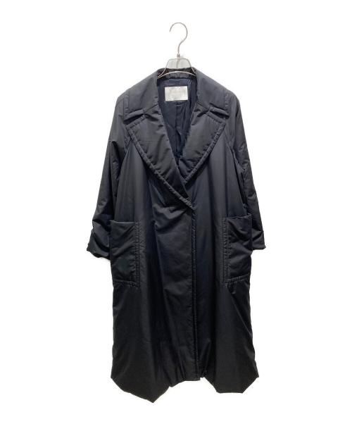 BALLSEY（ボールジィ）BALLSEY (ボールジィ) パデットタフタ ベルテッドコート ブラック サイズ:34の古着・服飾アイテム