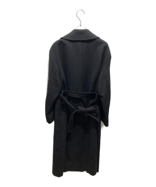 23区（ニジュウサンク）23区 (ニジュウサンク) ウールカシミヤロングコート ブラック サイズ:38の古着・服飾アイテム