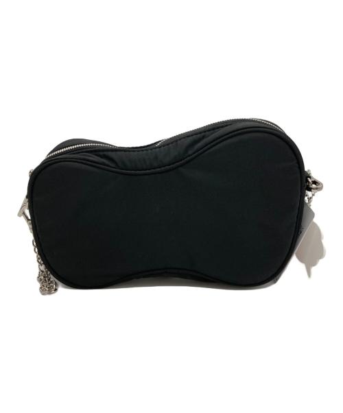 HELLO KITTY（ハローキティ）HELLO KITTY (ハローキティ) UNITED ARROWS (ユナイテッドアローズ) リボン ショルダーバッグ ブラックの古着・服飾アイテム