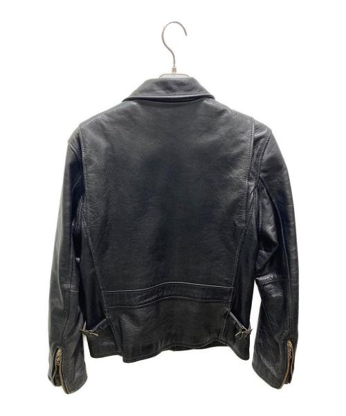 AVIREX（アヴィレックス）AVIREX (アヴィレックス) トラッカーライダース レザージャケット ブラック サイズ:38の古着・服飾アイテム