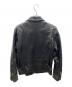 AVIREX (アヴィレックス) トラッカーライダース レザージャケット ブラック サイズ:38：18000円