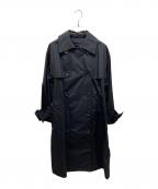 WCJダブルシージェイ）の古着「撥水ロングコートトレンチコート」｜ブラック