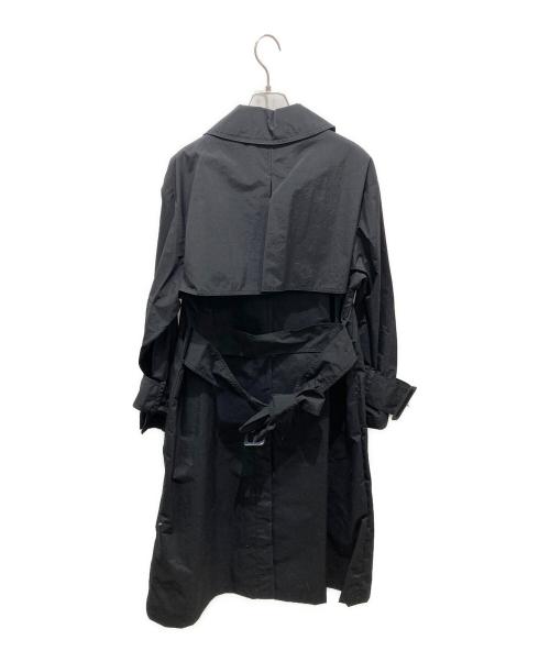 WCJ（ダブルシージェイ）WCJ (ダブルシージェイ) 撥水ロングコートトレンチコート ブラック サイズ:Ｆの古着・服飾アイテム