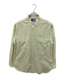 THE NORTHFACE PURPLELABEL（ザ・ノースフェイス パープルレーベル）の古着「Field L/S Shirt」｜グリーン