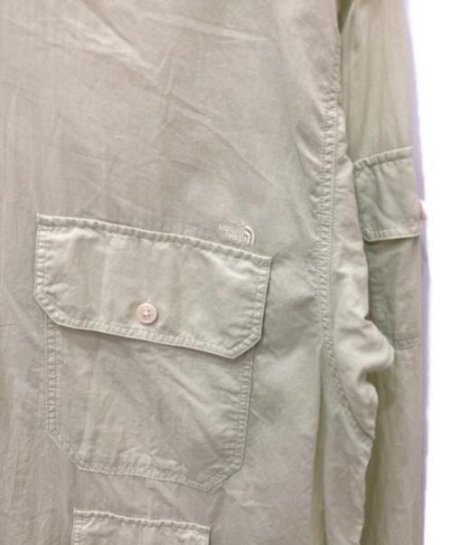 THE NORTHFACE PURPLELABEL（ザ・ノースフェイス パープルレーベル）THE NORTHFACE PURPLELABEL (ザ・ノースフェイス パープルレーベル) Field L/S Shirt グリーン サイズ:Lの古着・服飾アイテム