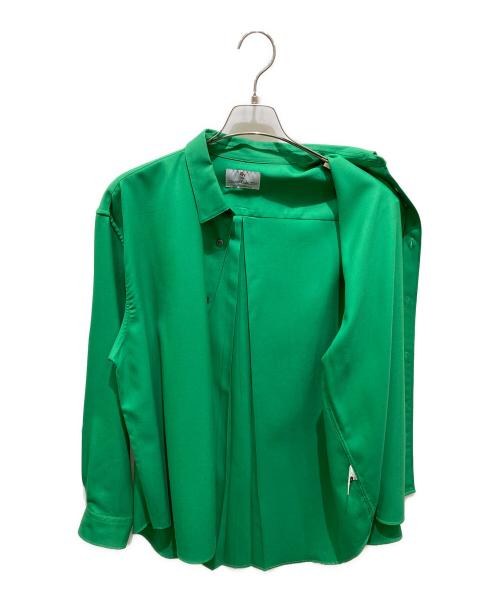 mb（エムビー）MB (エムビー) 尾州ウールシャツ グリーン サイズ:Ｍの古着・服飾アイテム